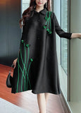 CurveKind™ Printed Pleated Cardigan Dress