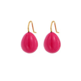 Water Drop Enamel Earrings