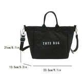 Slouchy Large Vinyl Tote Bag
