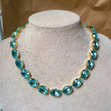 Modern Geometric Crystal Necklace