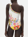 Emily Vintage Floral Cluster Print Swimsuit