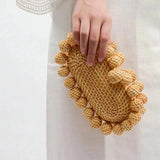 Rattan Clutch Bag