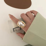 Opulent Pearl Adjustable Ring