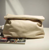 Leather Evening Clutch Bag
