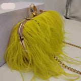 Yellow Bridal Clutch Purse| Elegant Handbag for Women