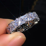 Sterling Silver Zircon Ring