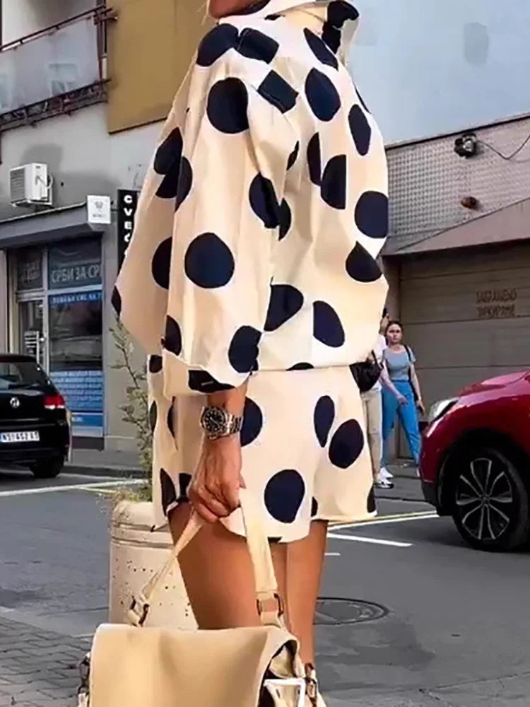 Polka Dot Shirt and Shorts by Crystal Crystina, primary view
