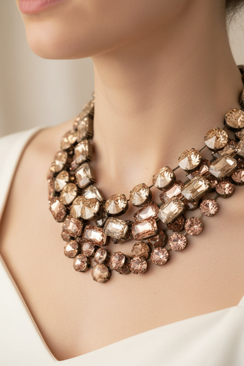 Abrie Crystal Necklace