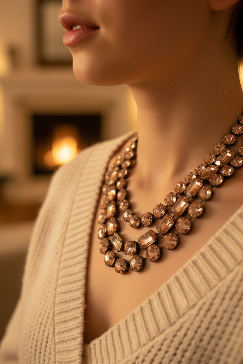 Abrie Crystal Necklace