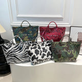Slouchy Large Vinyl Tote Bag