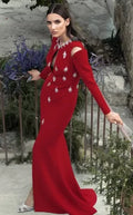 Slit Mermaid Party Gown