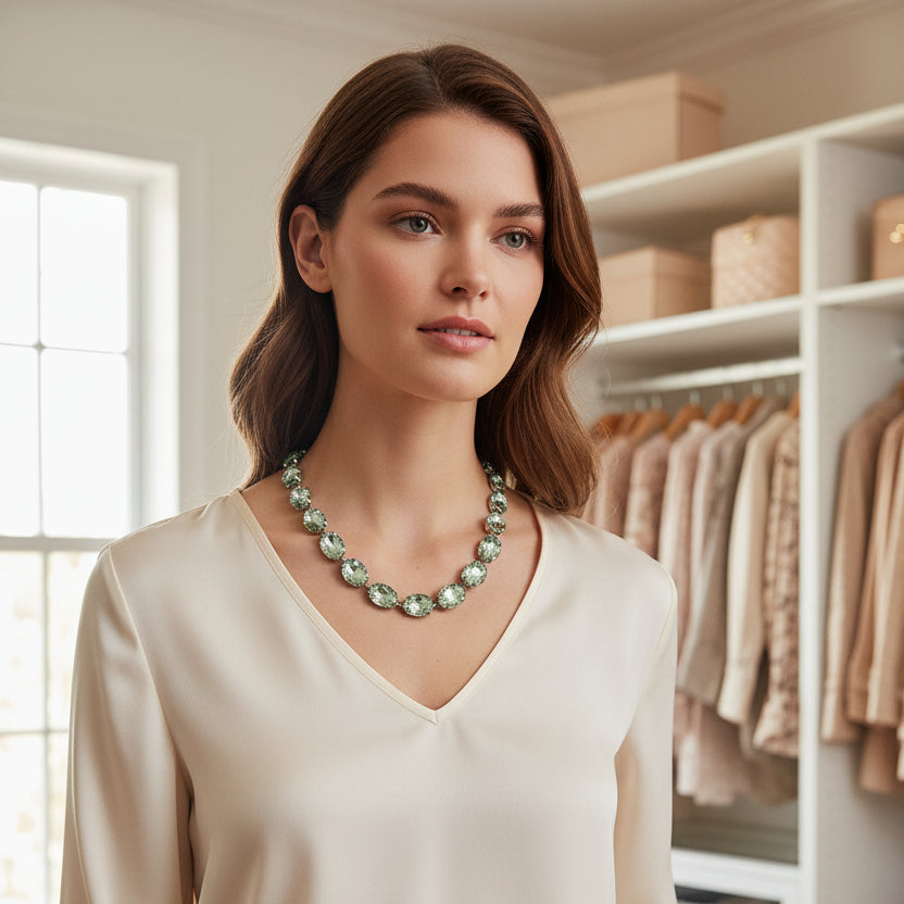 Abrie Crystal Necklace