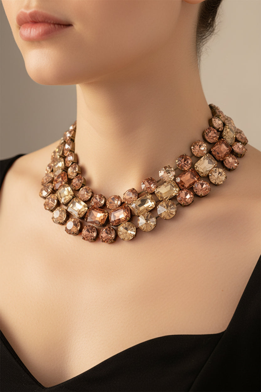 Abrie Crystal Necklace