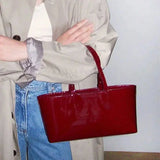 Patent Leather Shoulder Bag