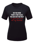 "Did You Know?' Graphic Print T-shirt