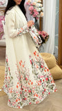 CurveKind™ Embroidered Pleated Abaya Robe