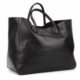 Big Leather Tote Bag