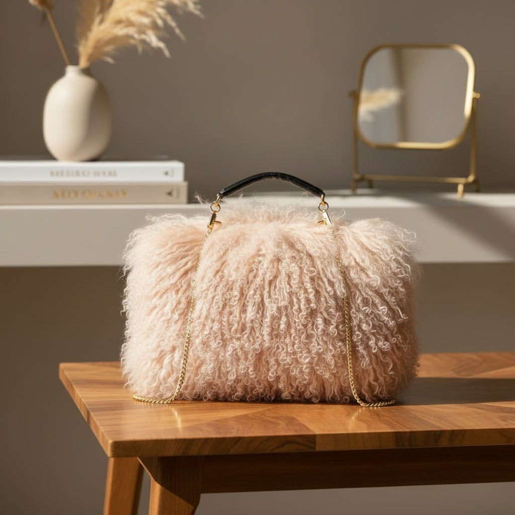 Fur Crossbody Party Bag