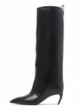 Luxury Pointed Knee-High Boots