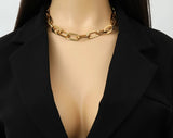 Stainless Steel  Thick Link Chain Necklace