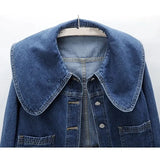 Casual Long Sleeve Denim Jacket
