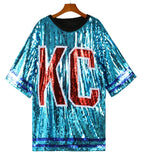 KC Sequin Shirt Dress