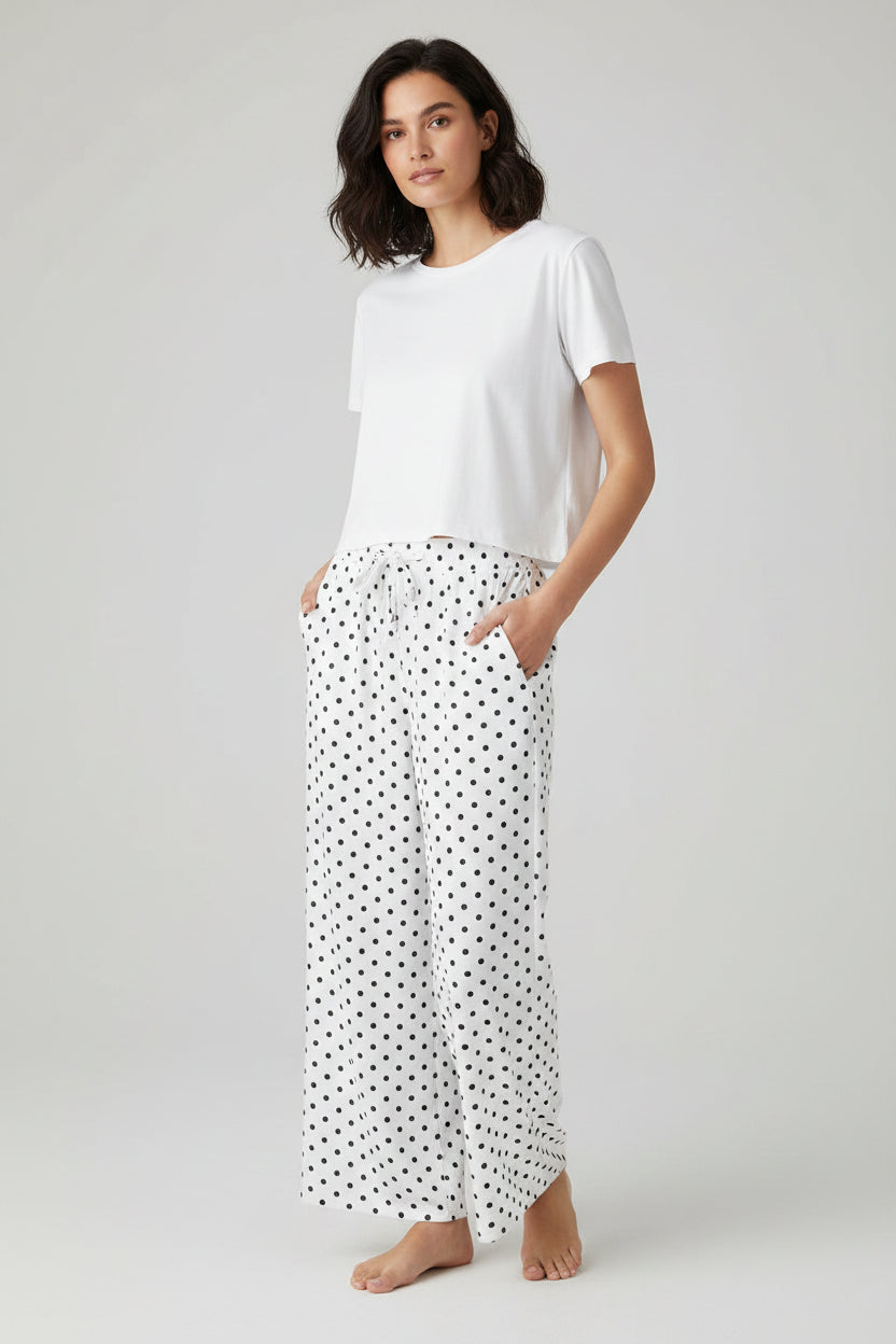 Polka Dot Palazzo Pants