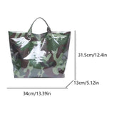 Slouchy Large Vinyl Tote Bag