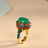 Vintage-Inspired Gold Statement Jewelry