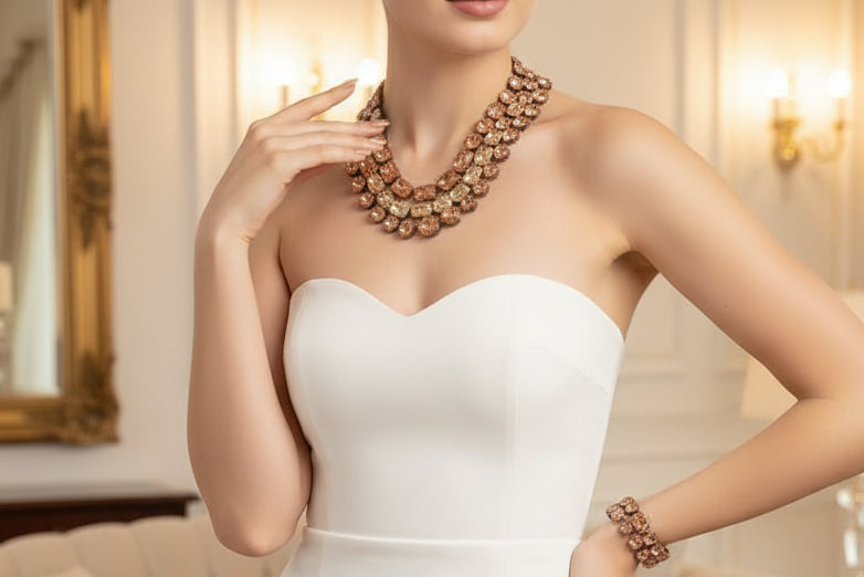 Abrie Crystal Necklace