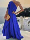 One-Shoulder Boho Long Dress