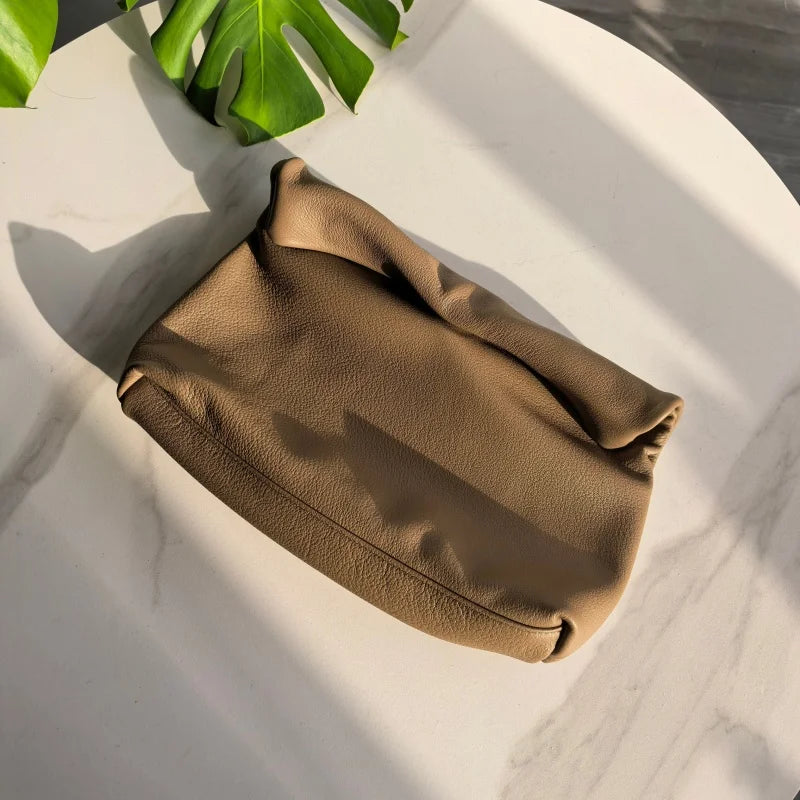 Leather Evening Clutch Bag by Crystal Crystina, alternate view 2