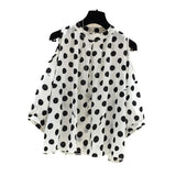 Polka Dot Off-Shoulder Blouse