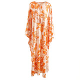 Nostalgic Floral Printed Kaftan