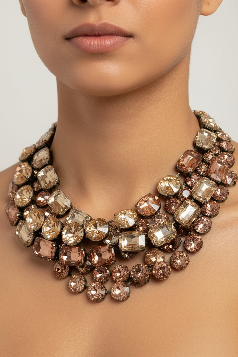 Abrie Crystal Necklace