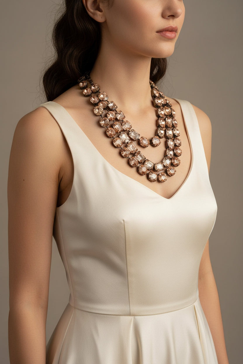 Abrie Crystal Necklace