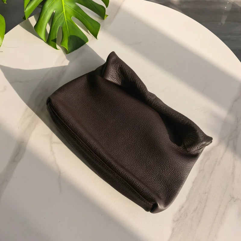 Leather Evening Clutch Bag by Crystal Crystina, alternate view 6