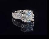 2 Carat Moissanite Engagement Ring