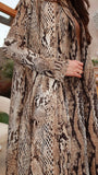 CurveKind™ Embroidered Pleated Abaya Robe