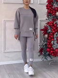 Casual Sweatshirt Sports Set