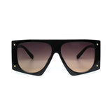 Oversized Punk Leopard Rectangle Sunglasses