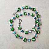 Color Stone Glass Necklaces - 1 Piece