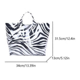 Slouchy Large Vinyl Tote Bag