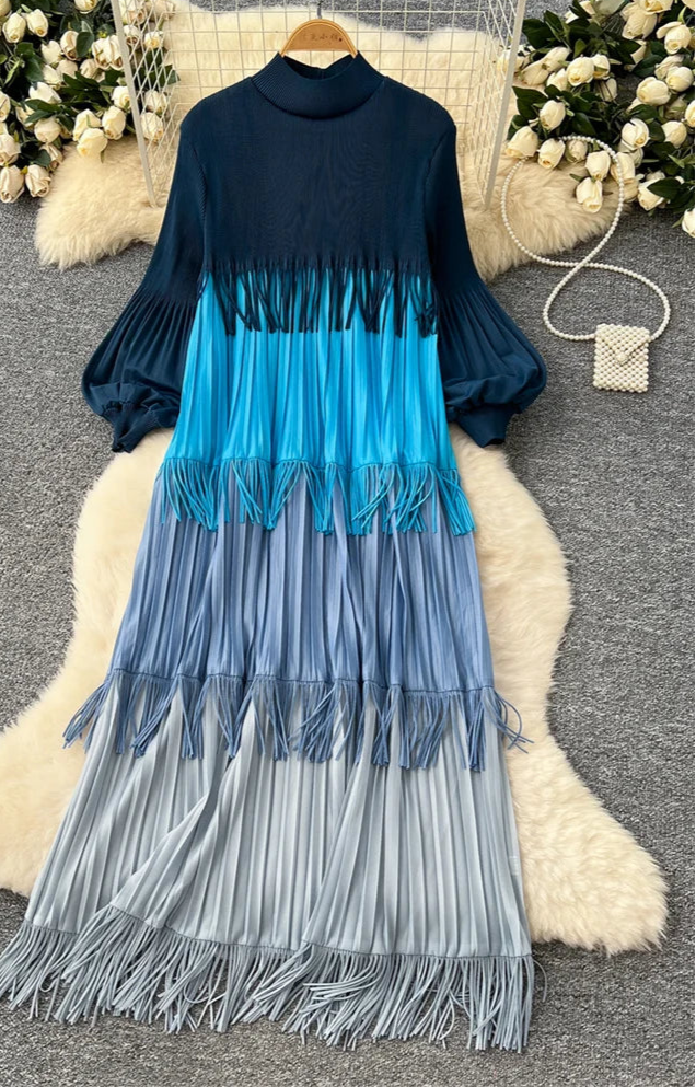 Multicolor Spring Tassel Dress by Crystal Crystina, alternate view 12