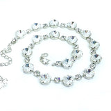 Glass Rhinestone Choker Necklace