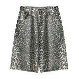 Retro Style Leopard Camo Short