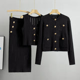 3 Piece Knitted Dress Set
