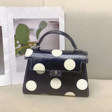 Retro Polka Dot Hand Bag
