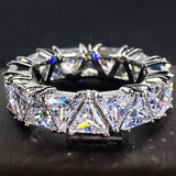 Sterling Silver Zircon Ring