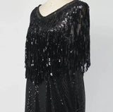 Talley Long Sequined Dress